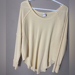 Tna waffle knit shirt